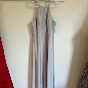 Amsale - GB160F - Platinum Bridesmaid Dress - 12